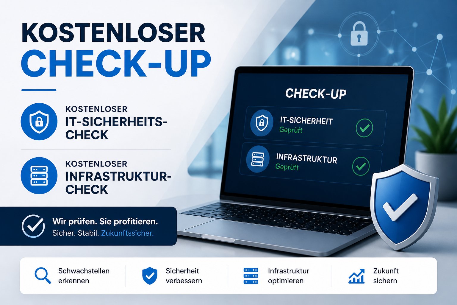 Kostenloser IT-Sicherheits- und Infrastruktur-Check
